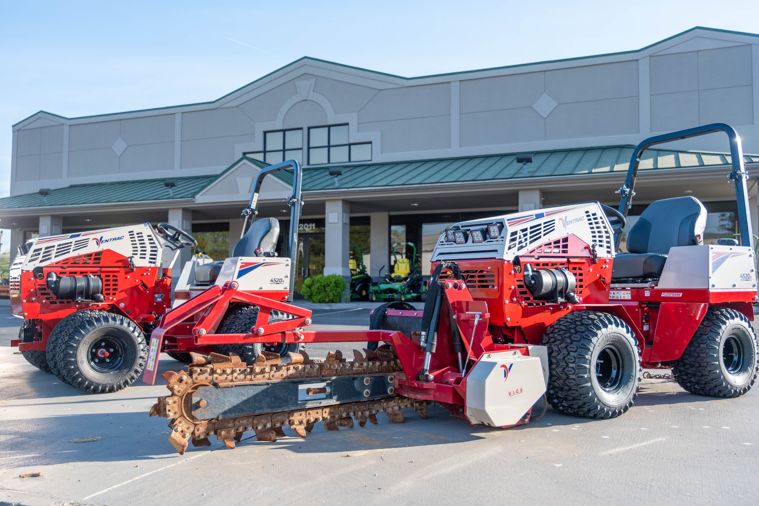 ventrac machines out front